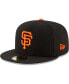 Фото #4 товара Men's Black San Francisco Giants On-Field 2023 World Tour Mexico City Series 59FIFTY Fitted Hat