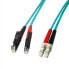 LEONI Kerpen LEONI LWL-Kbl OM3 RuM/Shr. E2000/LC 2m - Kabel - 2 m - Cable - 2 m