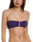 Фото #1 товара Bond-Eye Swim Blake Bandeau Bikini Top Women's Purple Os