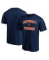 ფოტო #1 პროდუქტის Men's Navy Detroit Tigers Heart & Soul T-shirt