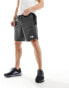 The North Face Training fleece shorts in charcoal