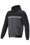 Motorradhoodie Alpinestars Chrome Street Schwarz