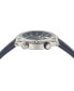 ფოტო #2 პროდუქტის Men's Swiss Blue Rubber Strap Watch 43mm