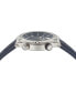 Men's Swiss Blue Rubber Strap Watch 43mm