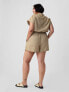 Фото #5 товара Linen-Blend Utility Romper