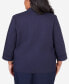 Фото #12 товара Plus Size Classic Fit Blazer Jacket