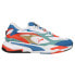 Фото #1 товара Puma RsFast Go For Lace Up Mens Blue, Orange, White Sneakers Casual Shoes 38579