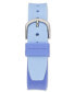 Фото #4 товара Women's Silicone Strap Watch 38mm Set, Created for Macy's