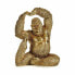 Декоративная фигура Yoga Горилла Позолоченный 14 x 30 x 25,5 cm (3 штук)