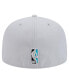 Фото #2 товара Men's Gray Charlotte Hornets Active Color Camo Visor 59FIFTY Fitted Hat