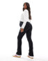 Фото #4 товара Vero Moda Maternity over the bump ribbed flared leggings in black