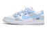 Фото #1 товара 【定制球鞋】 Nike Dunk Low 解构 电玩 高街 低帮 板鞋 男款 灰蓝 / Кроссовки Nike Dunk Low DV0831-101