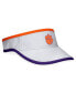 Фото #4 товара Men's White Clemson Tigers Daybreak Adjustable Visor