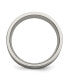 ფოტო #3 პროდუქტის Titanium Brushed Sterling Silver Braided Inlay Band Ring