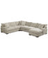 Фото #2 товара Rhyder 4-Pc. 112" Fabric Sectional Sofa with Chaise, Created for Macy's