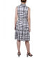 ფოტო #2 პროდუქტის Petite Size Sleeveless Tiered Dress