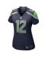 Фото #3 товара Women's 12th Fan College Navy Seattle Seahawks Game Jersey