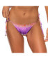 ფოტო #1 პროდუქტის Women's Reversible Scrunch Tie Side Bikini Bottom