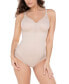 Women's Extra Firm Tummy-Control Sheer Trim Bodysuit 2783