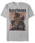 Фото #2 товара Marvel Men's Comic Collection Black Panther Power Pose Short Sleeve T-Shirt
