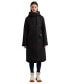 Фото #3 товара Women's Hooded Water-Repellent Canvas A-Line Coat