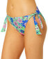 Women's Peony Party Side-Tie Hipster Bikini Bottoms, Created for Macy's