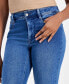 ფოტო #5 პროდუქტის Juniors' Mid-Rise Straight-Leg Jeans