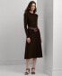 Women's Wool-Blend Long-Sleeve Sweater Dress