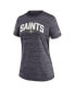 Фото #1 товара Women's Black New Orleans Saints Sideline Velocity Lockup Performance T-shirt