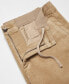 Фото #3 товара Men's Corduroy Slim-Fit Drawstring Pants