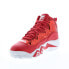 Фото #80 товара Fila MB Night Walk 1BM01747-611 Mens Red Leather Athletic Basketball Shoes