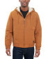 Фото #3 товара Men's Fleece-Lined Zip-Front Hooded Jacket