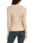 Фото #2 товара To My Lovers Ribbed Wool-Blend Sweater Women's Brown S/M