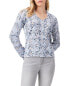 Nic+Zoe Petite Blue Reef Sweater Women's