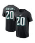 Фото #1 товара Men's Brian Dawkins Black Philadelphia Eagles Retired Player Name Number T-Shirt