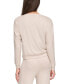 ფოტო #2 პროდუქტის Women's Hacci Boxy Drop Shoulder Henley Top