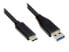 Фото #2 товара Good Connections GC-M0126 - 0.5 m - USB C - USB A - USB 3.2 Gen 1 (3.1 Gen 1) - 5000 Mbit/s - Black