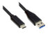 Фото #2 товара Good Connections GC-M0126 - 0.5 m - USB C - USB A - USB 3.2 Gen 1 (3.1 Gen 1) - 5000 Mbit/s - Black