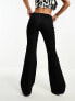 Фото #3 товара Monki flare trousers in black