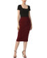 ფოტო #4 პროდუქტის Women's Knit Pencil Skirt