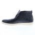 English Laundry Irvine EK505S74 Mens Black Leather Lace Up Chukka Boots 9.5