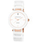 Часы Anne Klein Diamond Accent White Ceramic 33mm