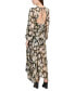 Фото #2 товара Women's Ayana Floral Print Pleated Maxi Dress
