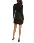 Maje Woven Mini Dress Women's Black T40 - фото #2