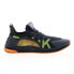 Фото #1 товара French Connection Duke FC7149L Mens Black Canvas Lifestyle Sneakers Shoes