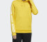 Фото #3 товара Толстовка adidas neo Линейный вязаный спортивный худи для мужчин желтого цвета