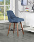Фото #14 товара Bagford 26" Swivel Counter Stool with Legs in Fabric
