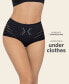 Фото #11 товара Women's Lace Stripe Undetectable Classic Shaper Panty