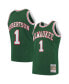 Фото #1 товара Men's Oscar Robertson Green Milwaukee Bucks Hardwood Classics 1971-72 Swingman Jersey