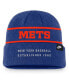 Фото #2 товара Men's Royal New York Mets Cooperstown Collection Rewind Terra Cuffed Knit Hat